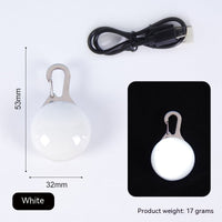 HKM-376979 Rechargeable LED Night Travel Anti-Lost Warning Light Pendant in Multiple Colors