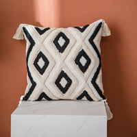 HKM-376979 Stylish Embroidered Cushion Pillowcase for Living Room - 45x45cm, Available in Various Designs