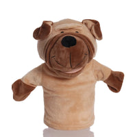 HKM-377043 Kawaii Soft Plush Animal Finger Puppets for Kids - Lion, Elephant, Monkey, Giraffe, Tiger, Bunny, 25-120cm