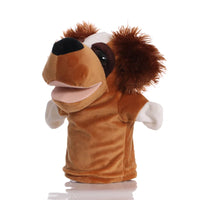 HKM-377043 Kawaii Soft Plush Animal Finger Puppets for Kids - Lion, Elephant, Monkey, Giraffe, Tiger, Bunny, 25-120cm