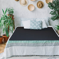 HKM-377043 PU Leather Grounding Gas Bed Sheet - Comfortable Standard Size Options Available