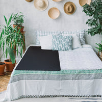 HKM-377043 PU Leather Grounding Gas Bed Sheet - Comfortable Standard Size Options Available