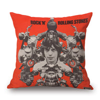 HKM-377107 Linen Cartoon Print Pillowcase - Soft and Comfortable Cushion Cover