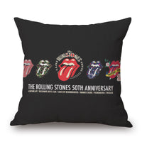 HKM-377107 Linen Cartoon Print Pillowcase - Soft and Comfortable Cushion Cover