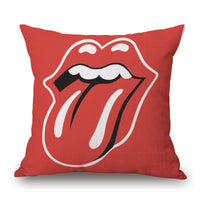 HKM-377107 Linen Cartoon Print Pillowcase - Soft and Comfortable Cushion Cover