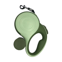 HKM-377171 Automatic Retractable Dog Leash with Garbage Bag Dispenser – Multiple Sizes Available