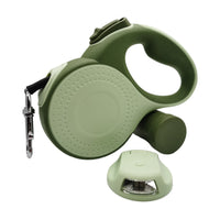 HKM-377171 Automatic Retractable Dog Leash with Garbage Bag Dispenser – Multiple Sizes Available