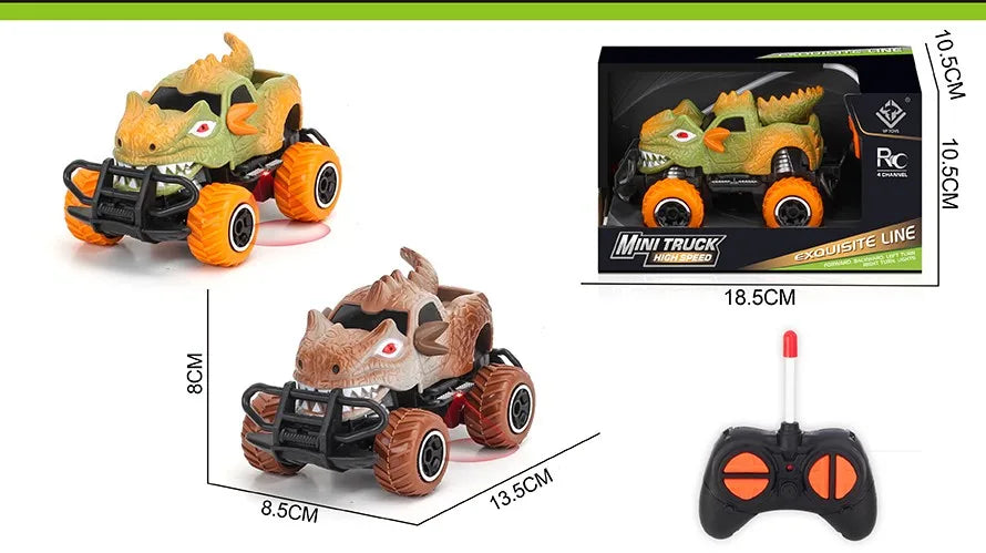 HKM-377171 Mini Graffiti Off-Road Climbing RC Car - 1/43 Scale Electric Racing Toy for Kids