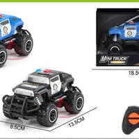 HKM-377171 Mini Graffiti Off-Road Climbing RC Car - 1/43 Scale Electric Racing Toy for Kids