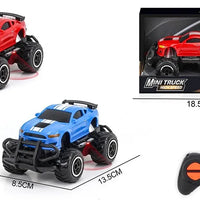 HKM-377171 Mini Graffiti Off-Road Climbing RC Car - 1/43 Scale Electric Racing Toy for Kids