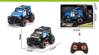 HKM-377171 Mini Graffiti Off-Road Climbing RC Car - 1/43 Scale Electric Racing Toy for Kids