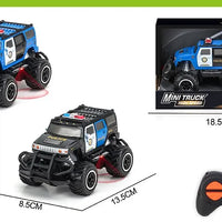 HKM-377171 Mini Graffiti Off-Road Climbing RC Car - 1/43 Scale Electric Racing Toy for Kids
