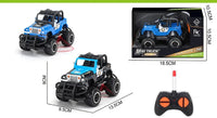 HKM-377171 Mini Graffiti Off-Road Climbing RC Car - 1/43 Scale Electric Racing Toy for Kids