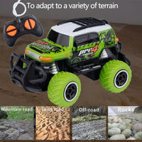 HKM-377171 Mini Graffiti Off-Road Climbing RC Car - 1/43 Scale Electric Racing Toy for Kids