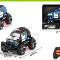 HKM-377171 Mini Graffiti Off-Road Climbing RC Car - 1/43 Scale Electric Racing Toy for Kids