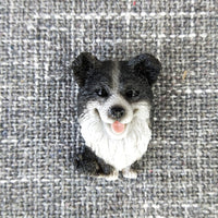 HKM-377235 Cute Cartoon-style Imitation Dog Refrigerator Magnet in Resin