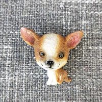 HKM-377235 Cute Cartoon-style Imitation Dog Refrigerator Magnet in Resin
