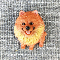 HKM-377235 Cute Cartoon-style Imitation Dog Refrigerator Magnet in Resin