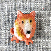 HKM-377235 Cute Cartoon-style Imitation Dog Refrigerator Magnet in Resin