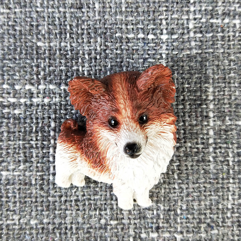 HKM-377235 Cute Cartoon-style Imitation Dog Refrigerator Magnet in Resin