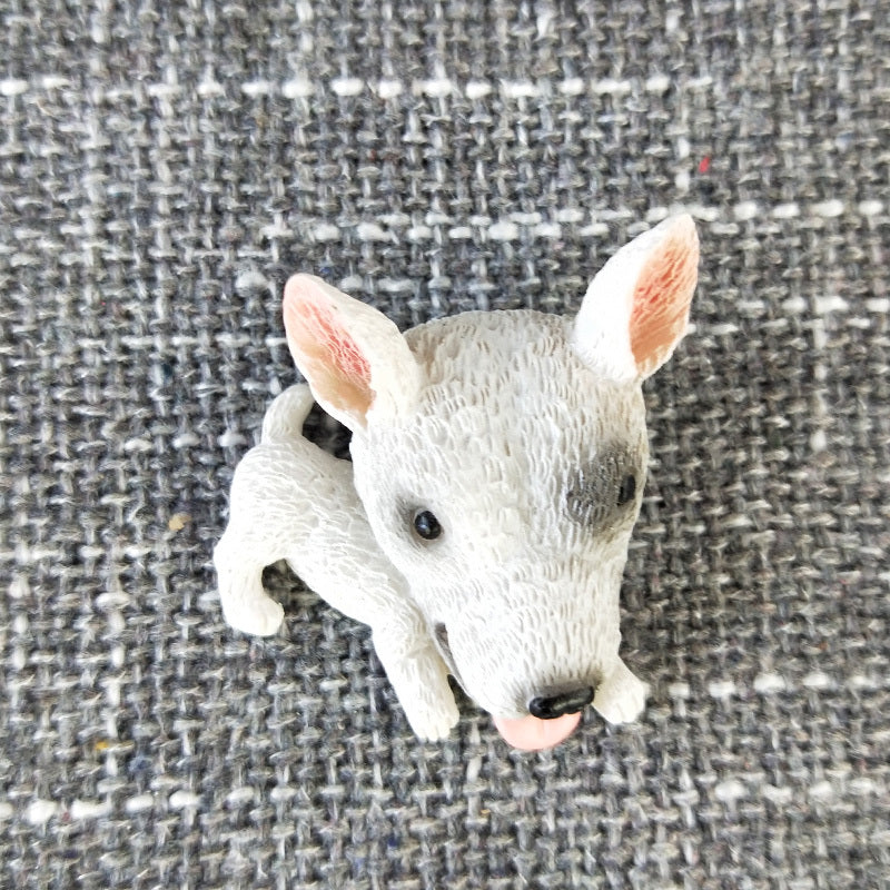 HKM-377235 Cute Cartoon-style Imitation Dog Refrigerator Magnet in Resin