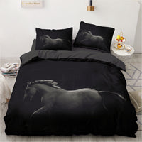 HKM-377363 3D Digital Printing Polyester Bedding Set with Quilt Cover and Pillowcases