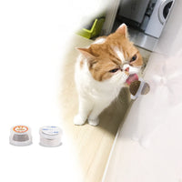 HKM-377811 The Cat Vigorously Licks The Pet Cat Grass Ball