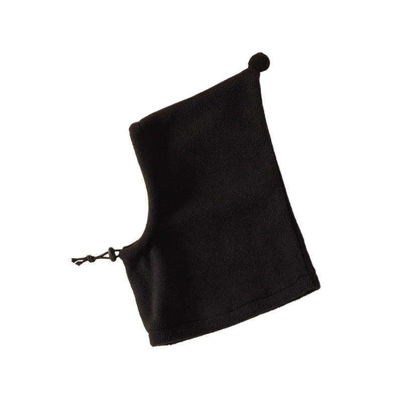 HKM-377875 Polar Fleece Funny Hat for Pets in Monochrome Black & Red - Casual Style for All Seasons