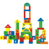 HKM-377939 EVA Foam Building Blocks Set for Kids - 92-Piece Creative Indoor Educational Toy