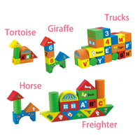HKM-377939 EVA Foam Building Blocks Set for Kids - 92-Piece Creative Indoor Educational Toy