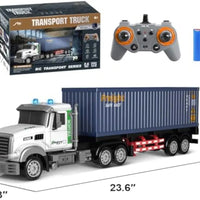 HKM-378003 Remote Control 1:12 Scale Semi Truck with Lights and Music - 9 Channels, Ready-to-Go