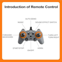 HKM-378003 Remote Control 1:12 Scale Semi Truck with Lights and Music - 9 Channels, Ready-to-Go