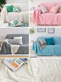 HKM-378195 Linen European Style Sofa Cover in Various Sizes for Living Room Decor