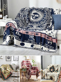 HKM-378195 Linen European Style Sofa Cover in Various Sizes for Living Room Decor