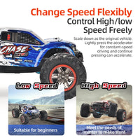 HKM-378771 1/10 Scale Electric 2.4G Remote Control Off-Road Racing Car - 4WD Climbing & Drifting Stunt Vehicle for Ages 14+