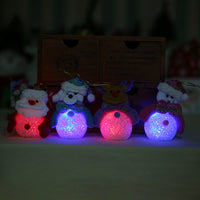 HKM-378963 Luminous Christmas Pendant - Santa Claus, Snowman, Bear, Elk Indoor/Outdoor LED Ornament