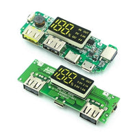 HKM-379027 Portable Lithium Battery Charging Module with LED Digital Display – Supports 3 USB Cables