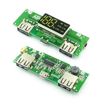 HKM-379027 Portable Lithium Battery Charging Module with LED Digital Display – Supports 3 USB Cables