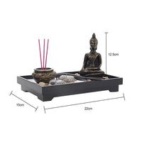 HKM-379347 Serene Wooden Buddha Statue for Tranquil Décor
