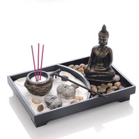 HKM-379347 Serene Wooden Buddha Statue for Tranquil Décor
