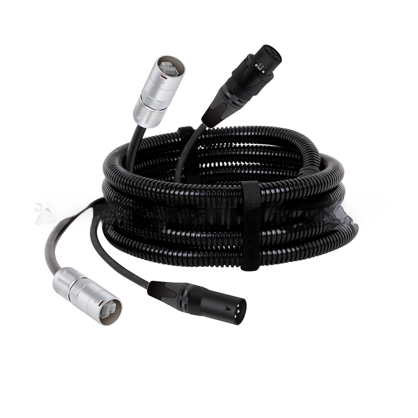 HKM-379539 3PIN XLR Male-Female Microphone Audio Cable - Available in Various Lengths and Colors
