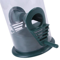 HKM-379603 Hanging Plastic Bird Feeder for Outdoor Gardens - 7.6x23.5 cm Food Dispenser