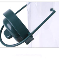 HKM-379603 Hanging Plastic Bird Feeder for Outdoor Gardens - 7.6x23.5 cm Food Dispenser