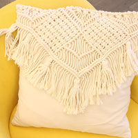 HKM-379667 Bohemian Geometric Cotton Pillowcase - 45x45cm Cushion Cover for Bedroom Decor