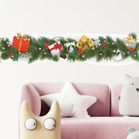 HKM-379795 Christmas Pine Branch Wall Sticker for Home Decoration, PVC, 16*59cm