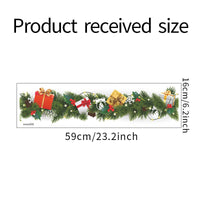 HKM-379795 Christmas Pine Branch Wall Sticker for Home Decoration, PVC, 16*59cm