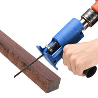 HKM-379859 Compact Electric Reciprocating Saw with 3 Saw Blades for Wood and Metal Cutting