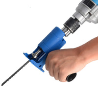 HKM-379859 Compact Electric Reciprocating Saw with 3 Saw Blades for Wood and Metal Cutting