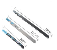 HKM-379859 Compact Electric Reciprocating Saw with 3 Saw Blades for Wood and Metal Cutting