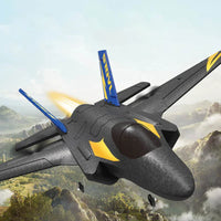 HKM-379923 EPP Foam Electric F35 Remote Control Aircraft with Gyroscope, 4-Channel RC Glider, Ready-to-Fly, 150m Range